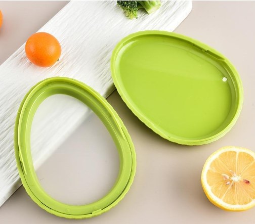 Avocado Shape Refrigerator Silicone Fruit and Vegetable Storage Container