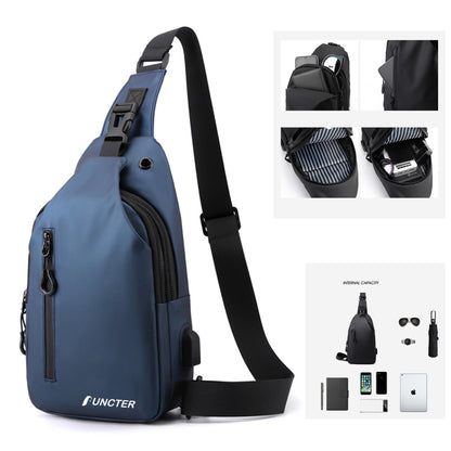 Sling Crossbody Backpack ?With Large Storage Capacity Shoulder Bag