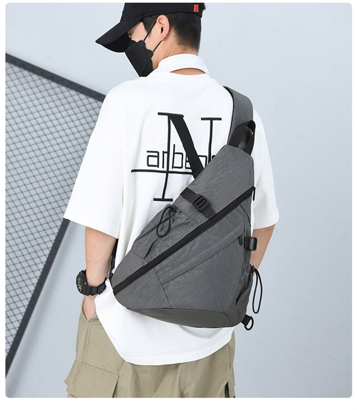 Crossbody Sling Backpack Sling Bag Travel Hiking Chest Bag Daypack