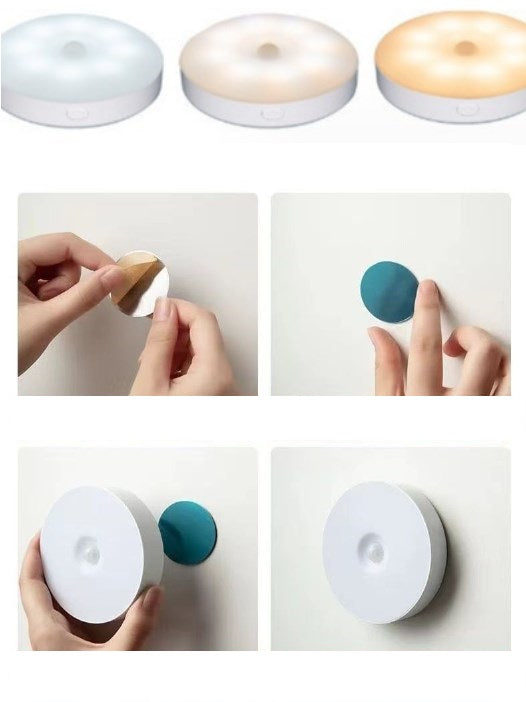 Magnetic Human Body Sensing Energy Saving Night Light