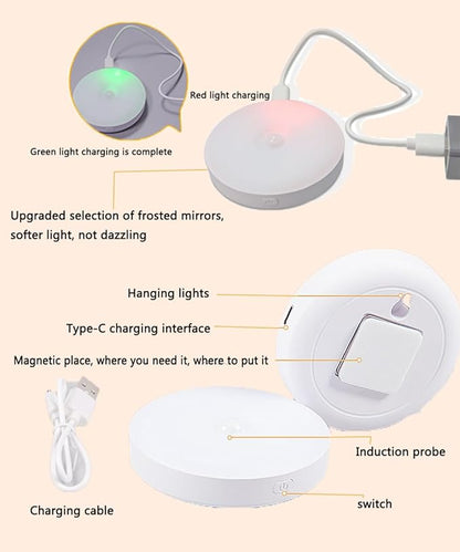 Magnetic Human Body Sensing Energy Saving Night Light