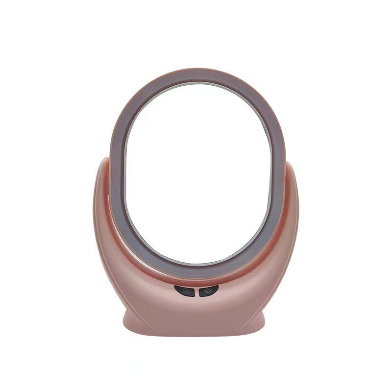 Multi-Functional Mini Fan With Light Makeup Mirror