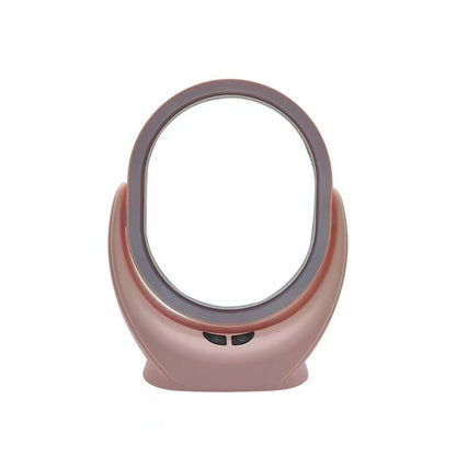 Multi-Functional Mini Fan With Light Makeup Mirror