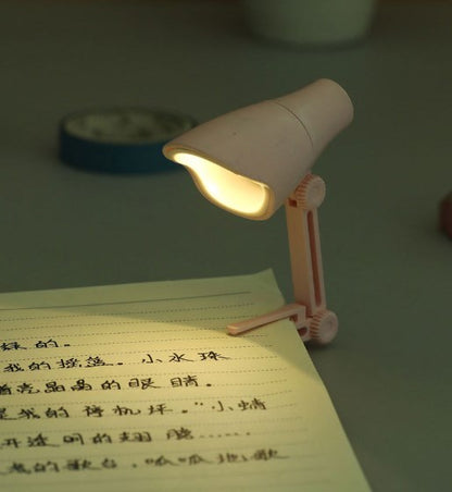 LED Mini Portable Table Lamp w/Clamp