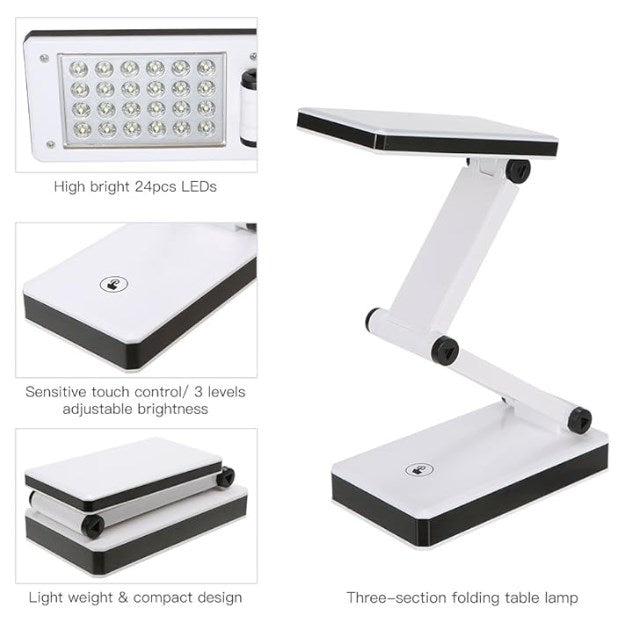 3 Level Brightness USB LED Folding Desk Lamp