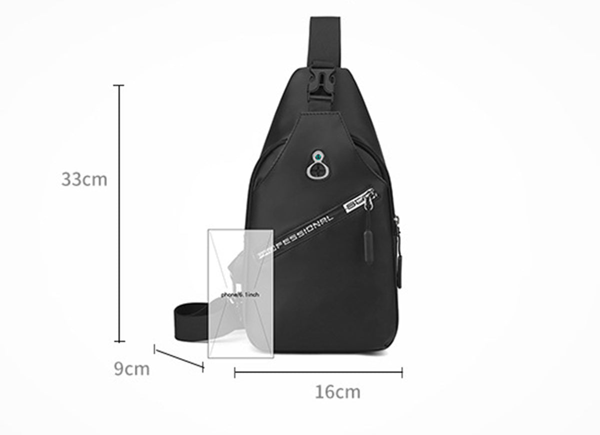 Travel Sling Bag Compact Crossbody Backpack