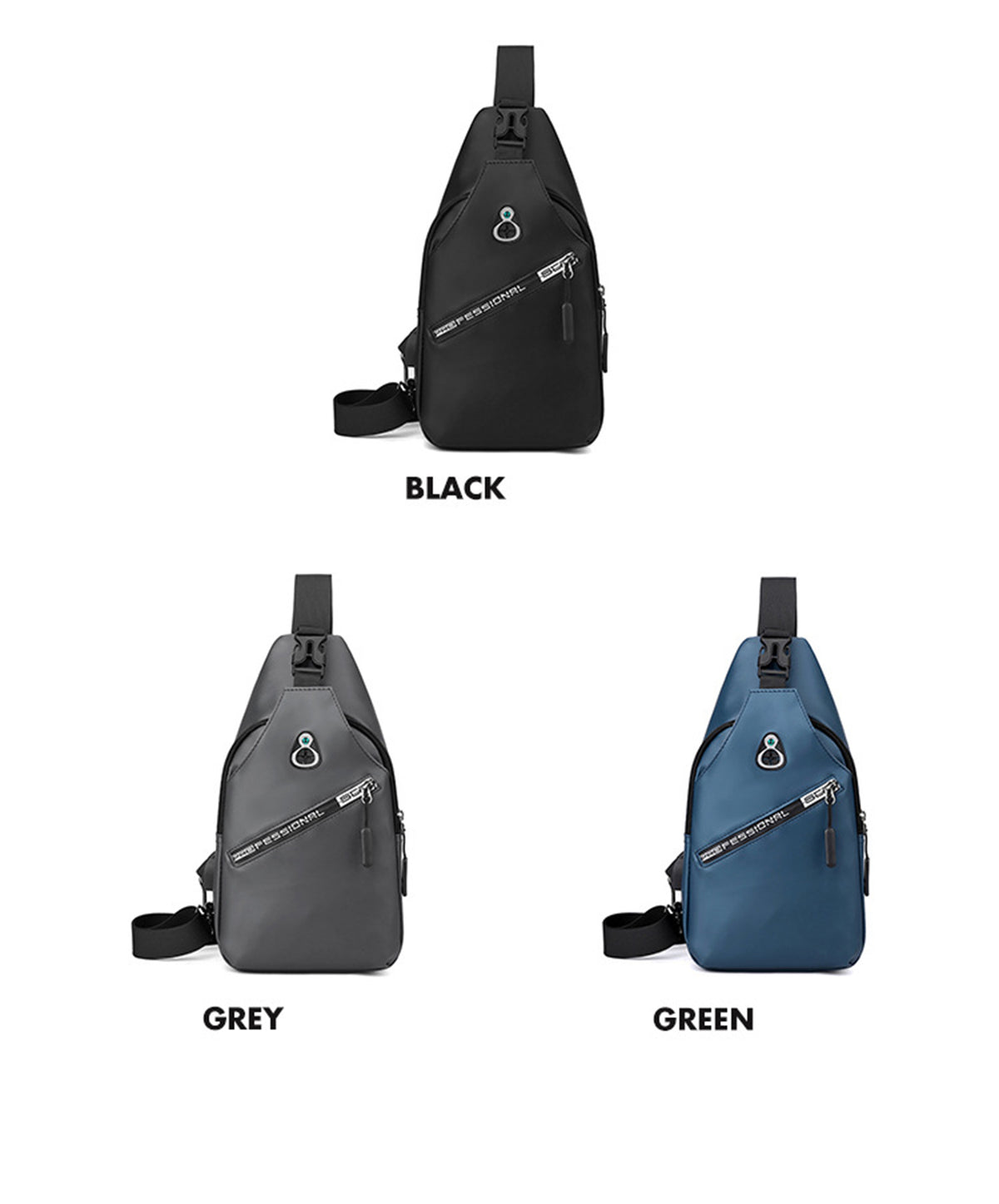 Travel Sling Bag Compact Crossbody Backpack