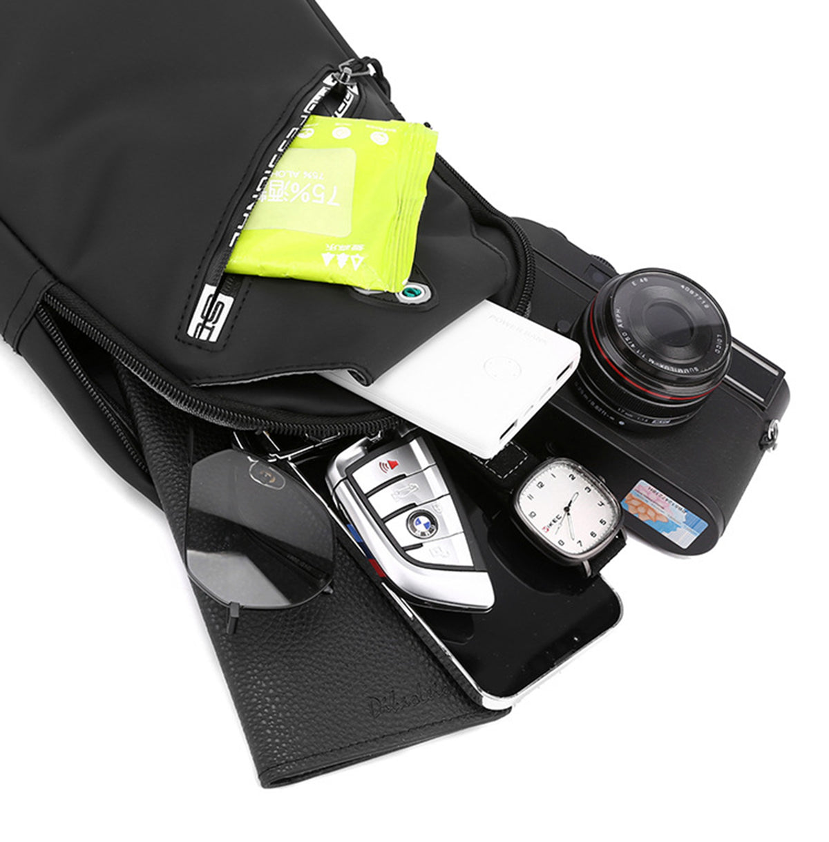 Travel Sling Bag Compact Crossbody Backpack