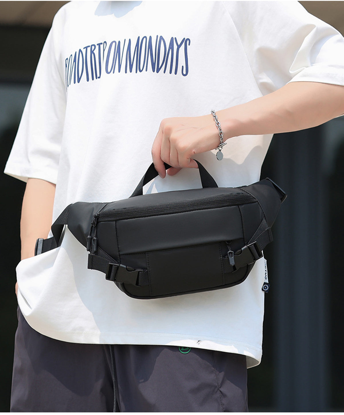 Crossbody Fanny Pack Running Waist Bag Casual Hands-Free Wallets Check Bags