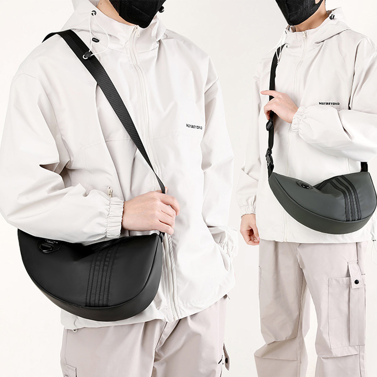 Nylon TriangularCrossbody Bags