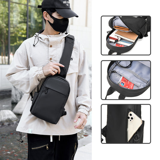 Mini Sling Bag Waterproof Small Crossbody Bag Lightweight Everyday Carry Chest Bag