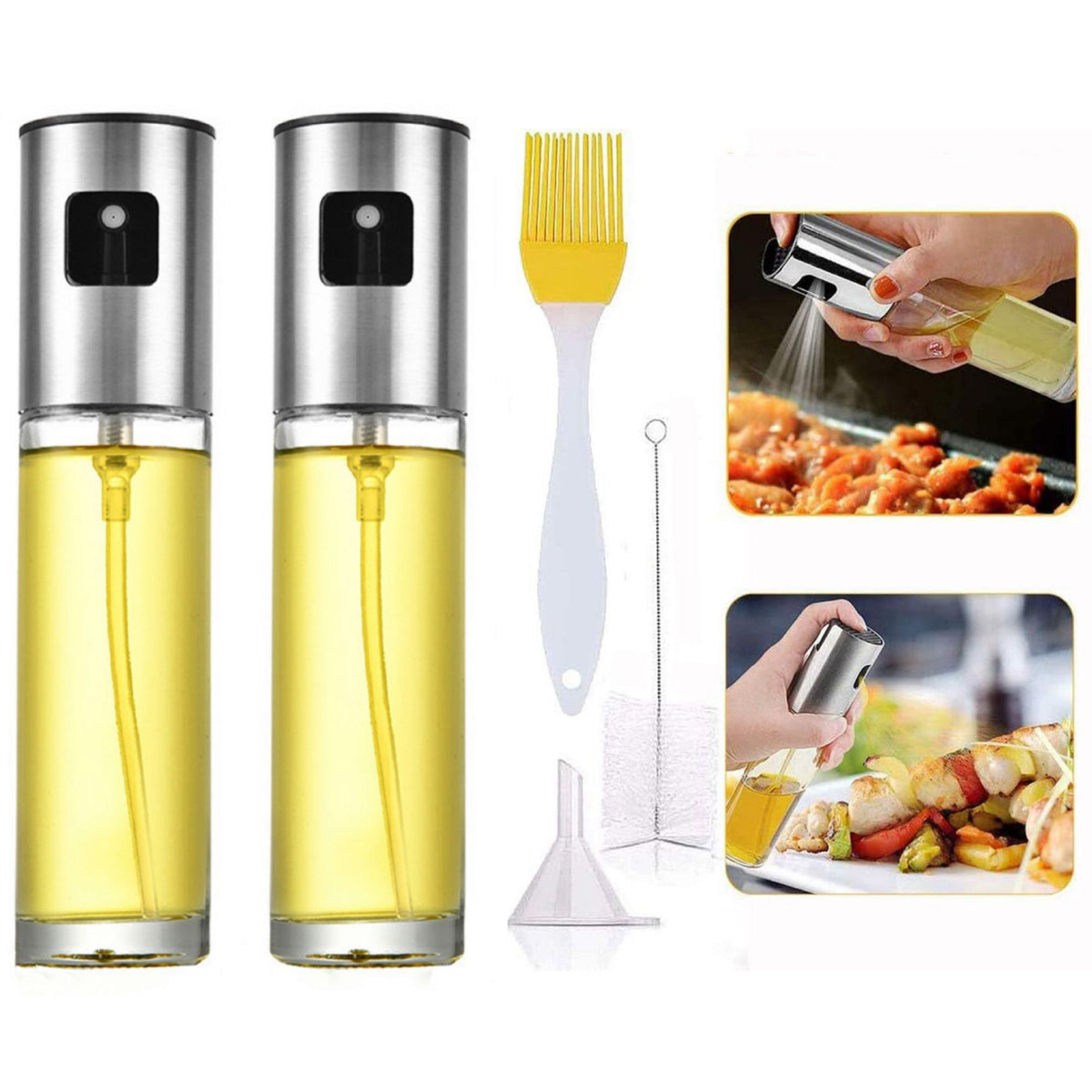 100ml Spray Bottle Oiler Oilcan 5 PCS Set