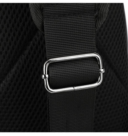 Nylon Sling Backpack Water Resistant Shoulder Chest Crossbody With Both Sides Pocket