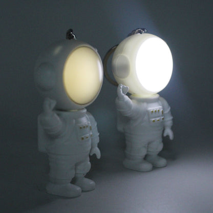 LED Light Astronaut Keychain Phone Pendant Bag Keyring Bag Pendant Charm Accessories