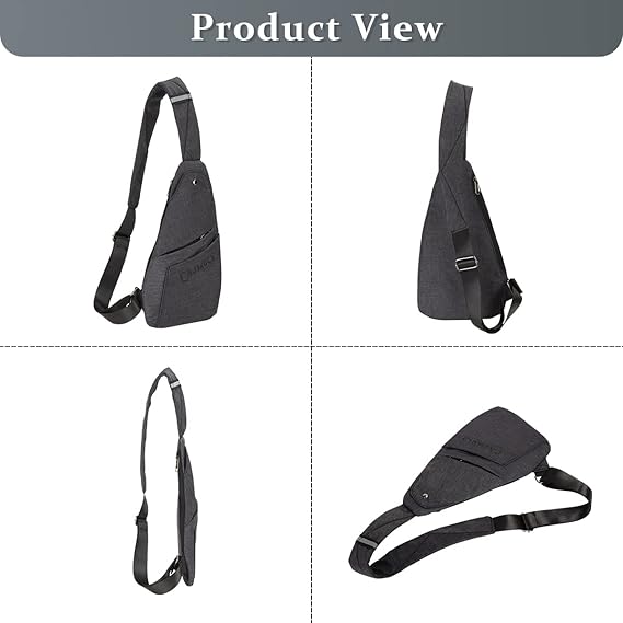 Sling Bags Water Resistant Chest Bag Crossbody Bag Shoulder Bag