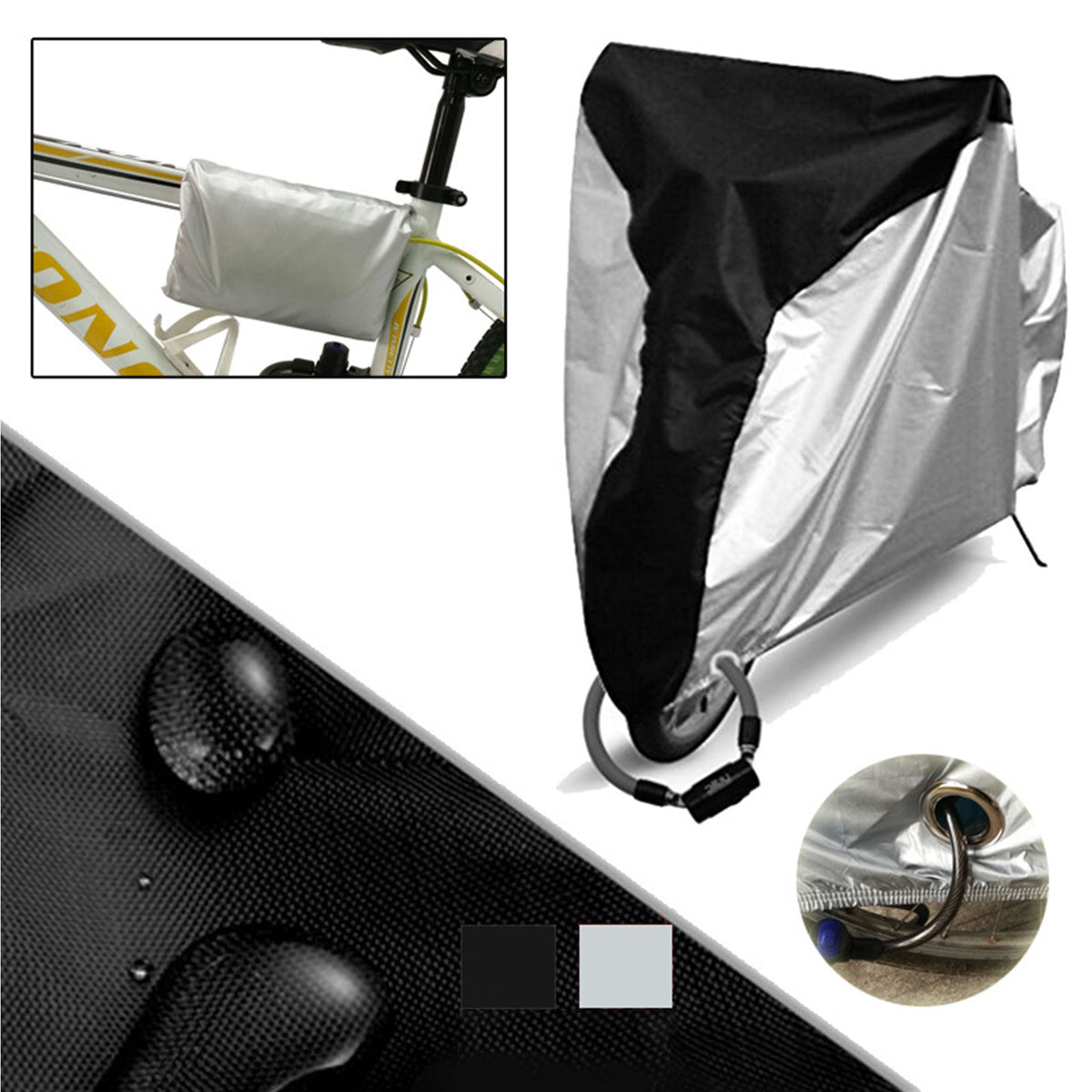 #M Outdoor Waterproof Bicycle Cover (190T)