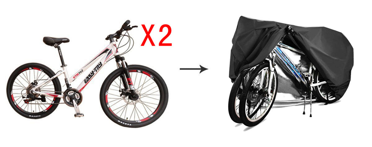 #XXL Outdoor Waterproof Bicycle Cover 190T