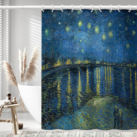 Waterproof Fabric Shower Curtain Liner Soft Hotel Quality Cloth Shower Liner/12 Shower Curtain Hooks