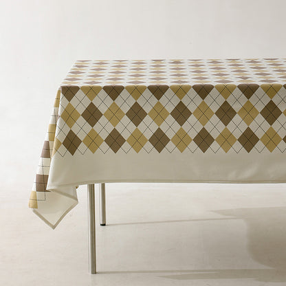 55" X 78" Rectangular Waterproof Tablecloth 6' Table Cloth