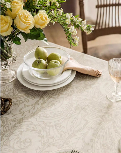 55" X 55" Rectangular Waterproof Tablecloth