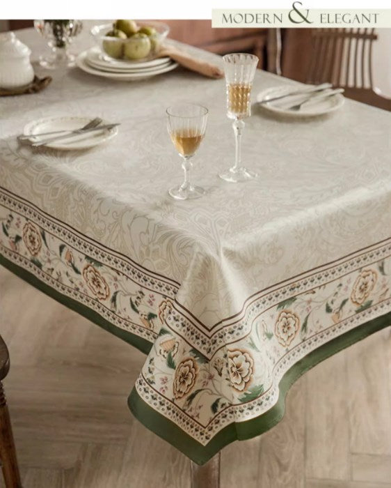 55" X 55" Rectangular Waterproof Tablecloth