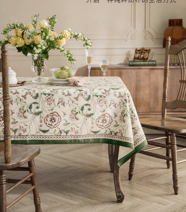 55" X 55" Rectangular Waterproof Tablecloth