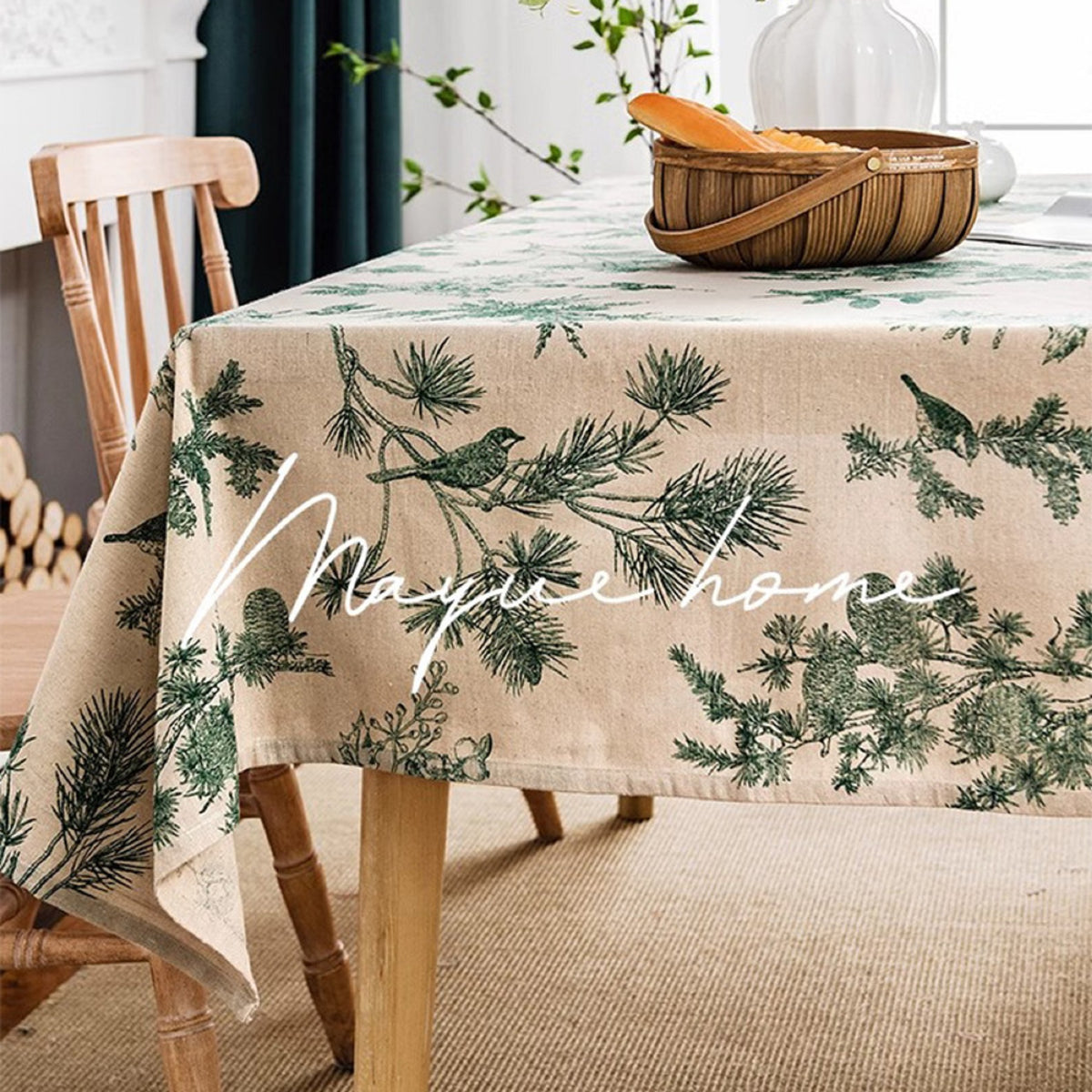 51" X 70.8" Rectangular Waterproof Tablecloth