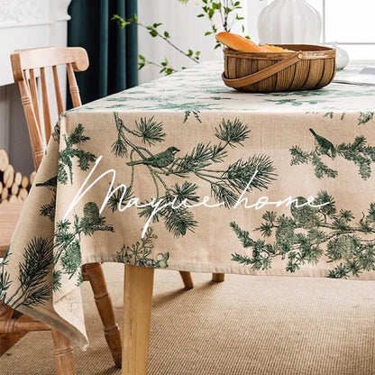 51" X 70.8" Rectangular Waterproof Tablecloth