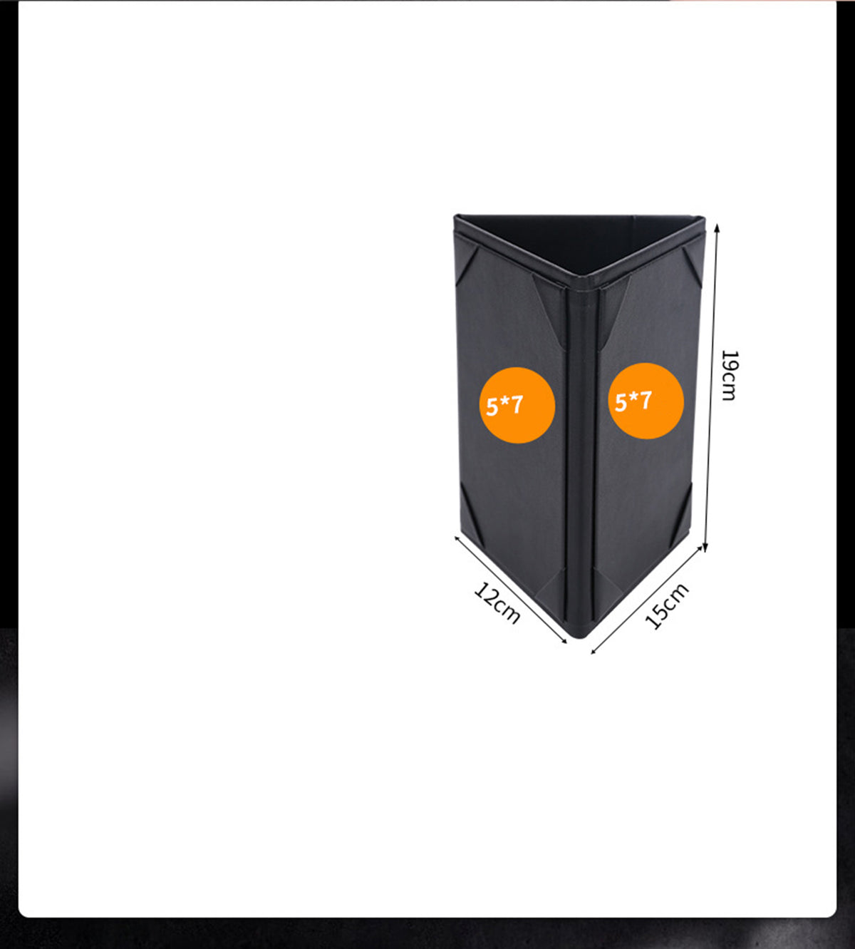 5 x 7" Triangle Table Tents