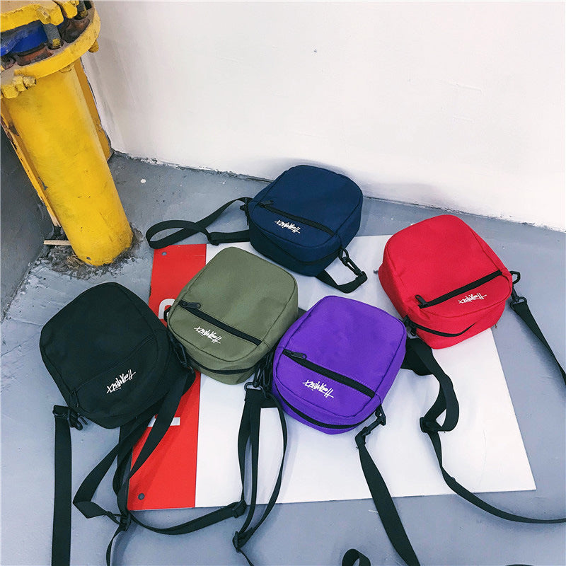 Mens Oxford Crossbody Bag Sling Bag Chest Shoulder Messenger Bag Mini Backpack