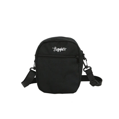 Mens Oxford Crossbody Bag Sling Bag Chest Shoulder Messenger Bag Mini Backpack
