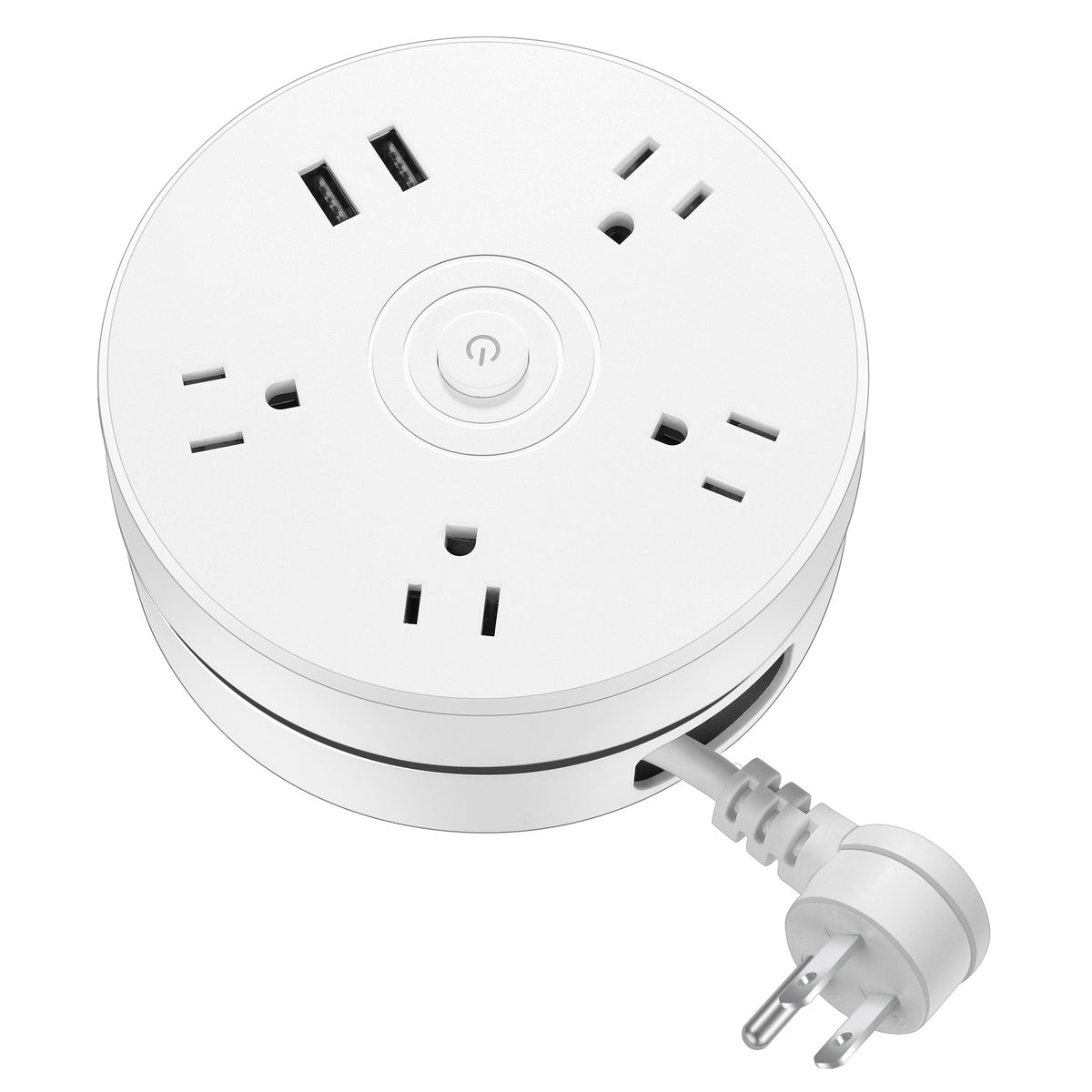 4-Outlet Power Converter With 2 USB Port