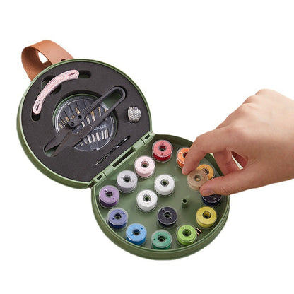 Mini Travel Sewing Box Portable Sewing Kit Box