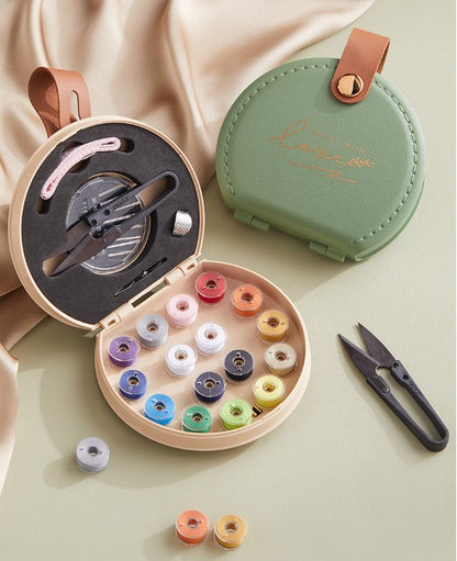Mini Travel Sewing Box Portable Sewing Kit Box