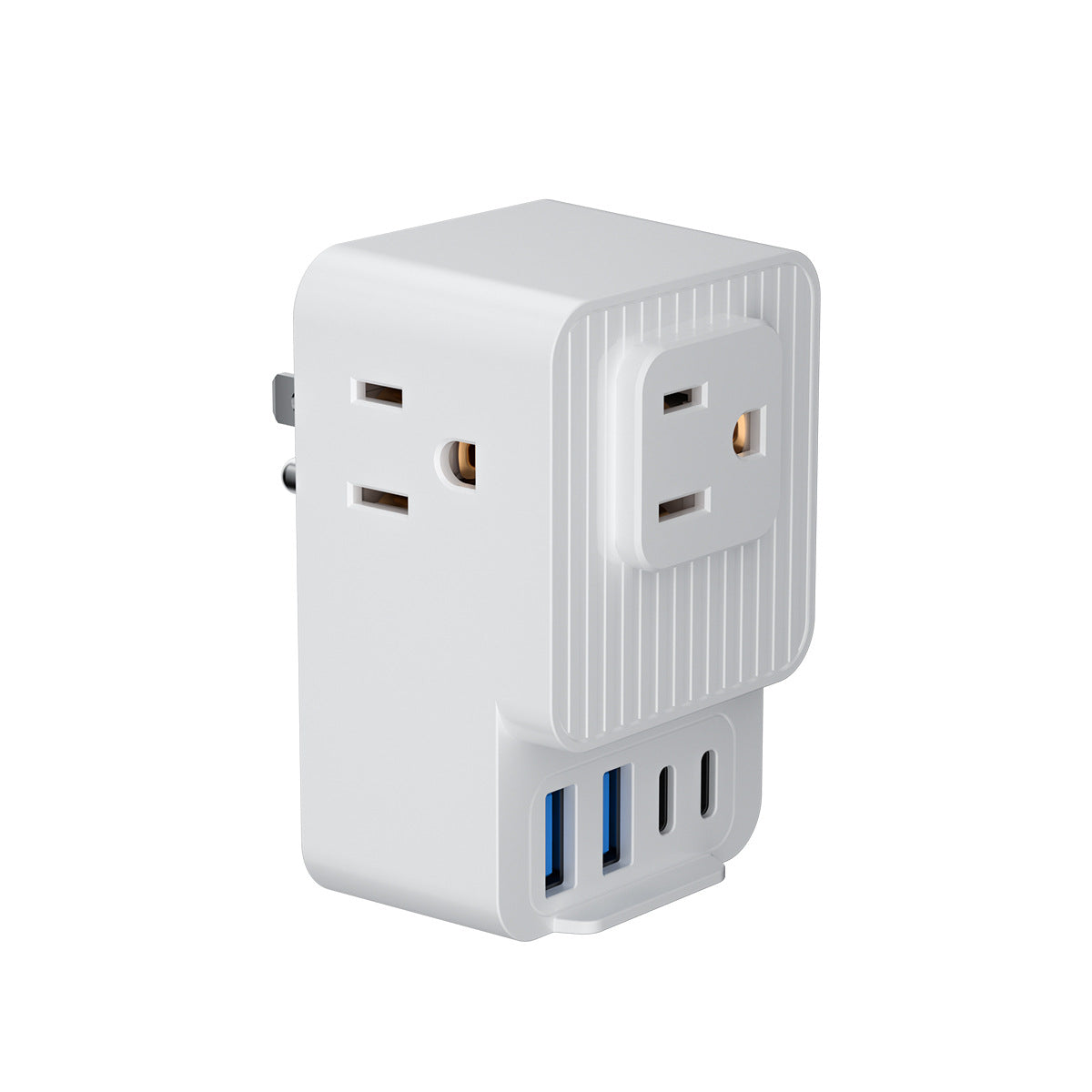 Small Outlet Extender 3 DC Ports 2 USB 2 PD Multiple Function Wall Charger Mold#PC-19