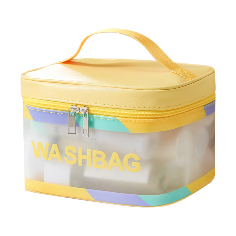 Frosted Surface Makeup Zipper Bag