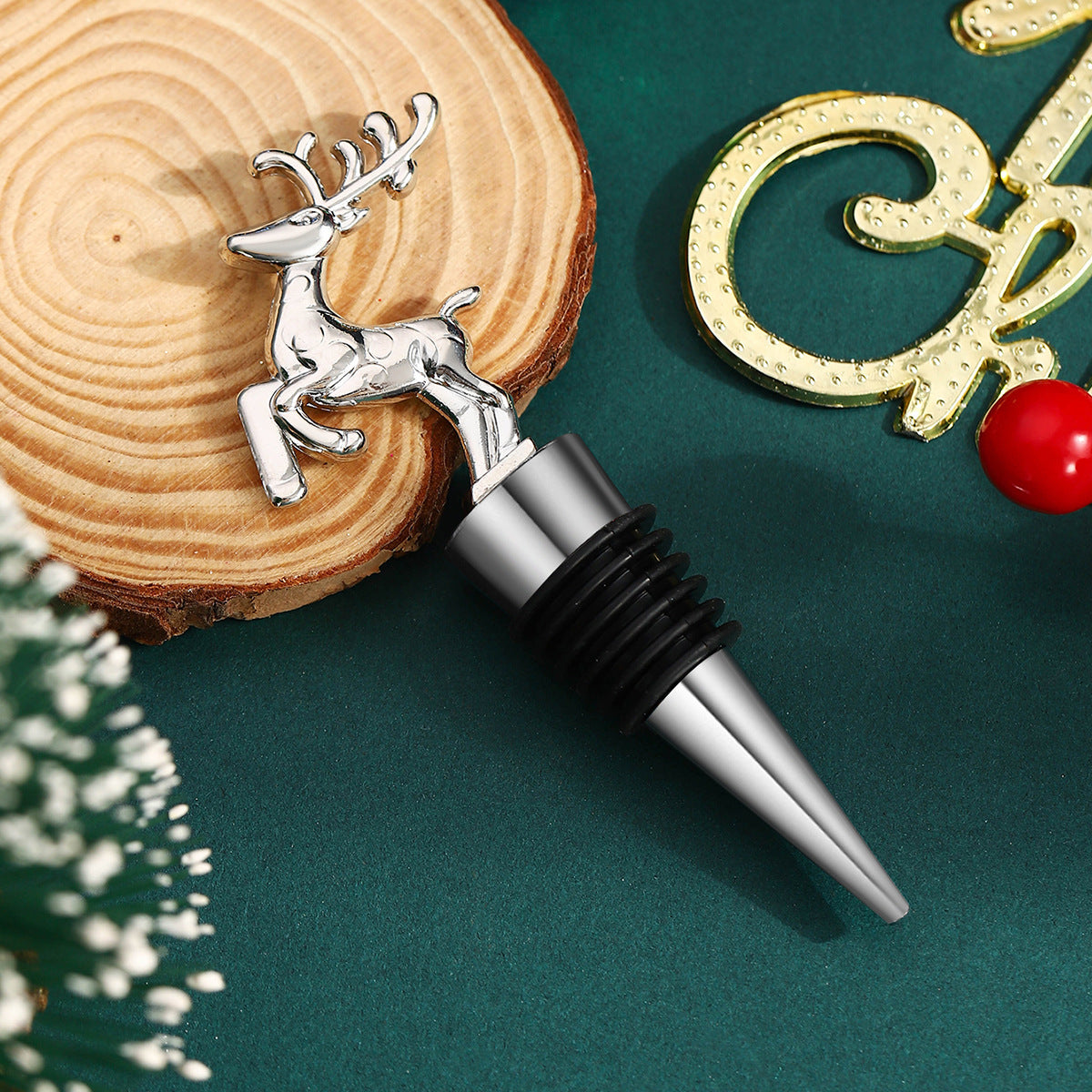 Christmas Decoration Wine Stopper
