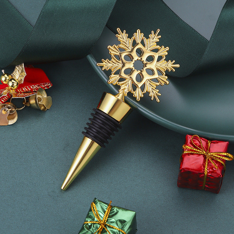 Christmas Snow Decoration Wine Stopper