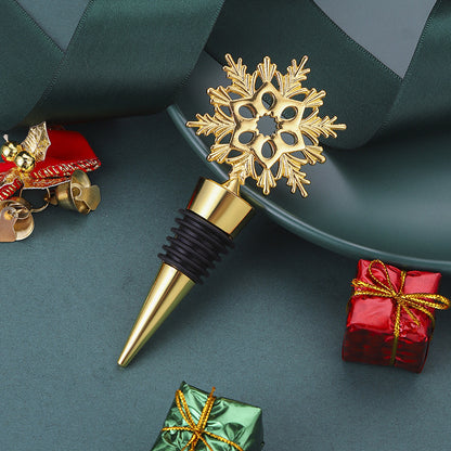 Christmas Snow Decoration Wine Stopper