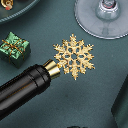Christmas Snow Decoration Wine Stopper