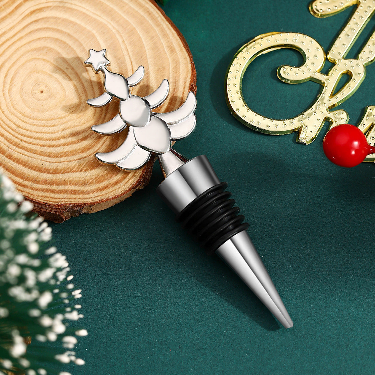 Christmas Decoration Wine Stopper