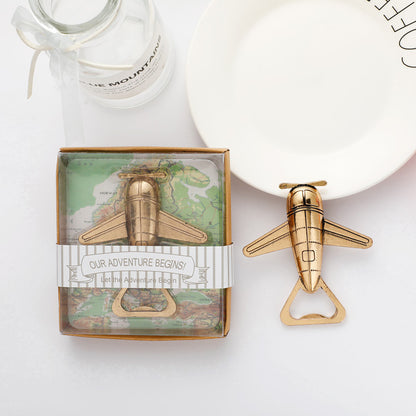 Plane Shaped Bottle Opener W/ Box Packing
