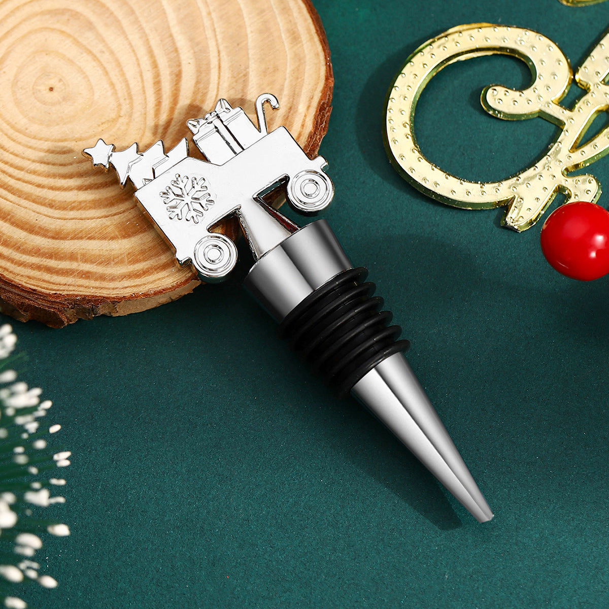 Christmas Decoration Wine Stopper