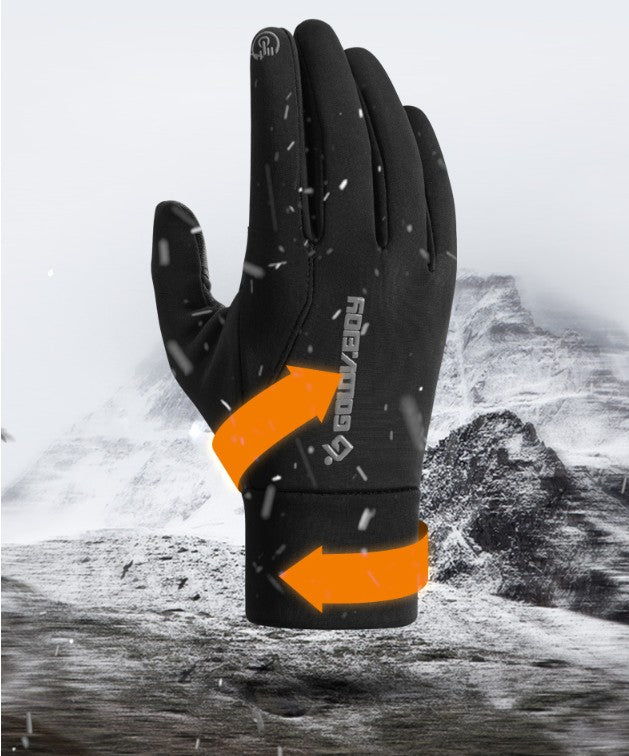 Winter Touchscreen Gloves for Men&Women Warm Running Gloves Windproof Water Resistant