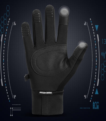 Winter Touchscreen Gloves for Men&Women Warm Running Gloves Windproof Water Resistant