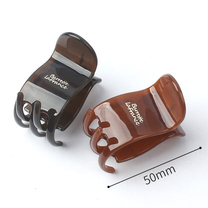 Elegant & Practical Transparent High-Up Hair Clamp W/Multi-Functional Claw Clip