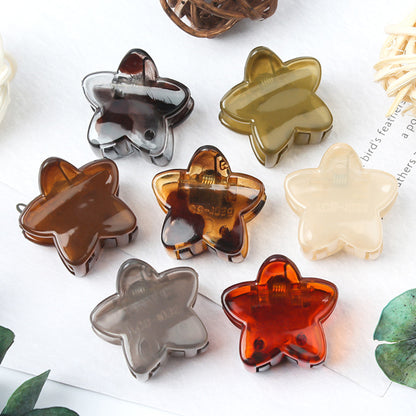 Mini Transparent Starry Bang Clip