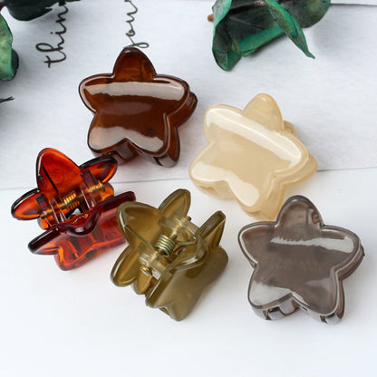 Mini Transparent Starry Bang Clip