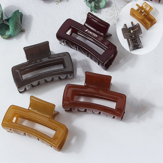 1.57" Glossy Hair Claw Clips