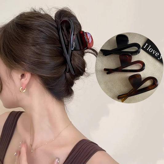 4.72" Matte & Glossy Non Slip Large Hair Claw Clips